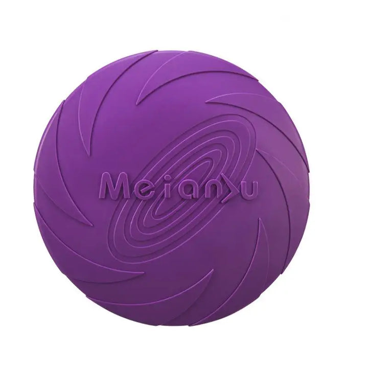 Frisbee ultra-résistant couleur violet pour chiens