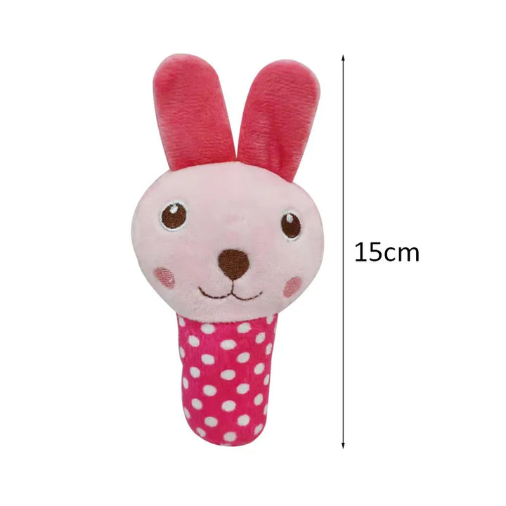 Peluche en forme de lapin pour chiens et chats, en polaire douce pour confort et jeu